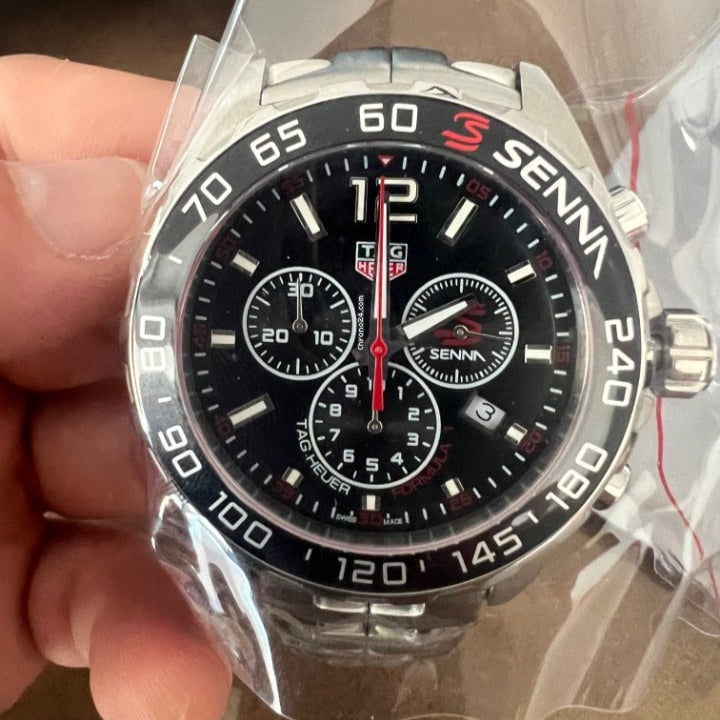 Tag Heuer Senna Black Dial Watch for Men - CAZ1015.BA0883