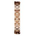 Guess Vanity Diamonds Silver Dial Gold Steel Strap Watch for Women - W1030L4