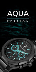 Maserati STILE Aqua Edition Black Dial Chronograph Watch For Men - R8873644001