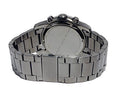 Marc Jacobs Larry Chronograph Black Dial Grey Steel Strap Watch for Men - MBM5051