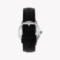 Fossil Neutra Minimalist Moonphase Black Dial Black Leather Strap Watch for Men - FS5904