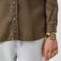 Philipp Plein High-Conic Automatic Gold Dial Silver & Gold Stainless Steel Strap Watch For Men - PWRAA0323