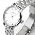 Marc Jacobs Baker White Dial Silver Steel Strap Watch for Women - MBM3242