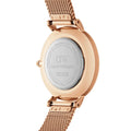 Daniel Wellington Petite Melrose Pink Dial Rose Gold Mesh Strap Watch For Women - DW00100367