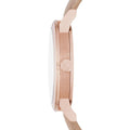 Burberry The City White Dial White Leather Strap Watch for Women - BU9012