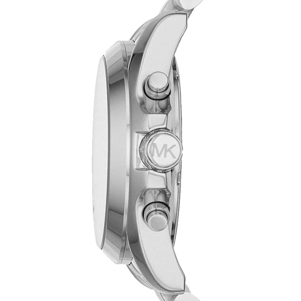 Michael Kors Bradshaw Black Dial Silver Steel Strap Watch for Men - MK5705