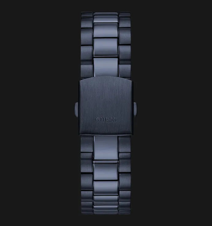 Guess Connoisseur Quartz Blue Dial Blue Steel Strap Watch For Men - GW0265G9