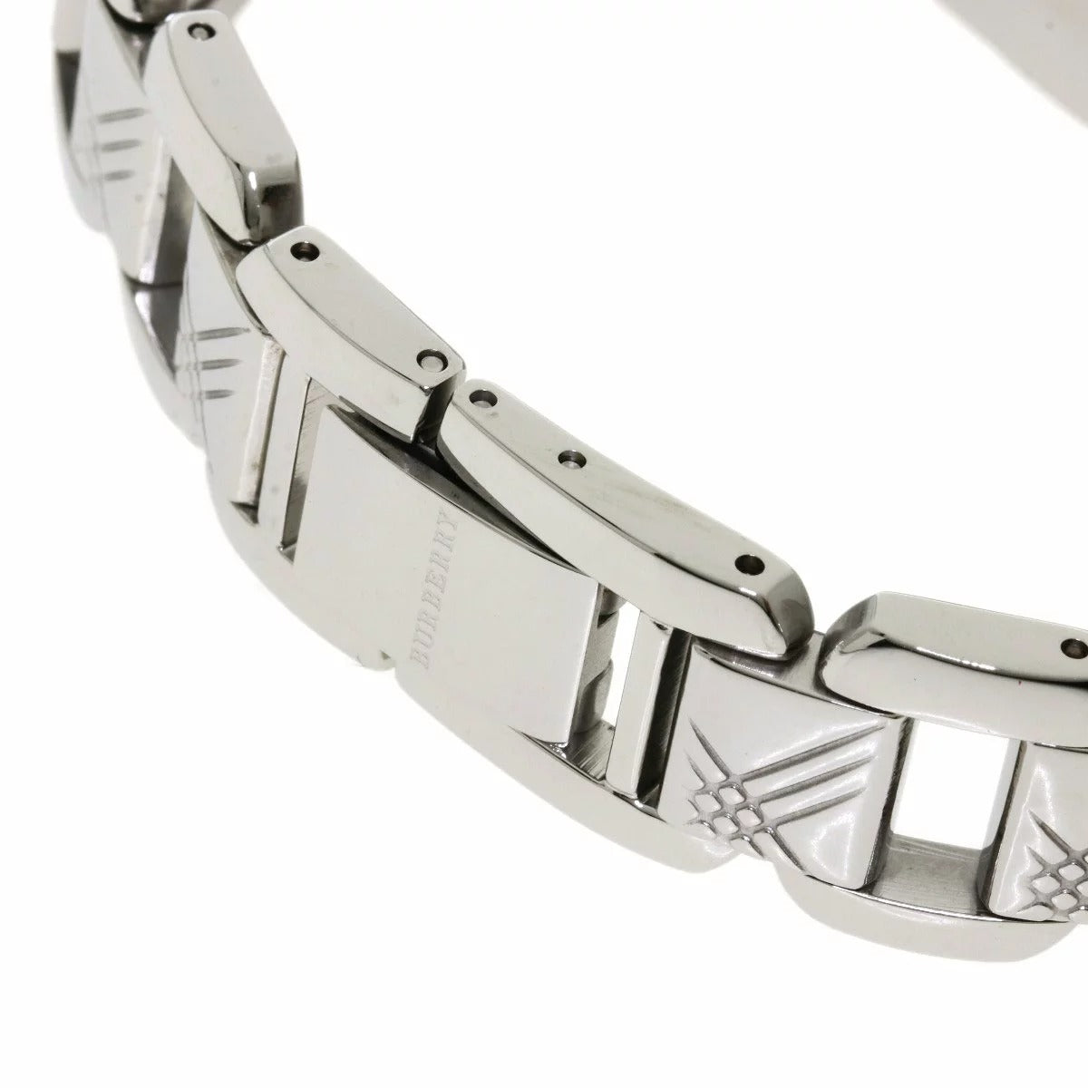 Burberry Signature Silver Dial Silver Steel Strap Watch for Women - BU4212