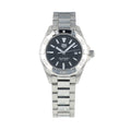 Tag Heuer Aquaracer Quartz Black Dial Silver Steel Strap Watch for Women - WBD1410.BA0741