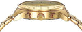 Michael Kors Berkley Chronograph Gold Dial Gold Steel Strap Watch For Women - MK7411