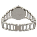 Calvin Klein Stately Pink Mother of Pearl Dial Silver Steel Strap Watch for Women - K3G2312E