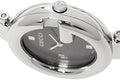 Gucci Guccissima Black Dial Silver Steel Strap Watch For Women - YA134301