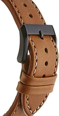 Hugo Boss Aeroliner Maxx Chronograph Black Dial Brown Leather Strap Watch For Men - 1513082