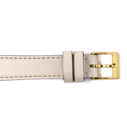 Gucci G Timeless Quartz Red & Green Dial Beige Leather Strap Watch For Women - YA1265009