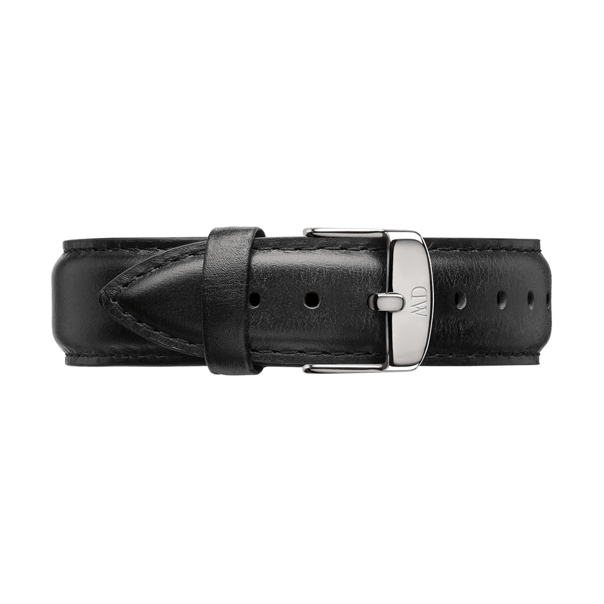 Daniel Wellington Petite Sheffield Black Dial Black Leather Strap Watch For Women - DW00100180