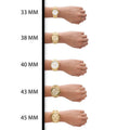 Michael Kors Everest Chronograph White Dial Gold Steel Strap Watch For Women - MK7212