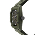 Philipp Plein The Skeleton Green Dial Green Silicone Strap Watch for Men- PWVBA0223