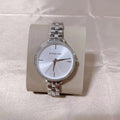 Michael Kors Charley Quartz Silver Dial Silver Steel Strap Watch for Women - MK4398