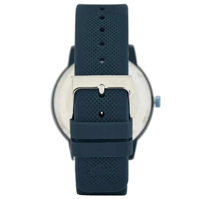 Lacoste 12.12 Move Blue Dial Blue Silicon Strap Watch for Men - 2011241