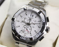 Tag Heuer Aquaracer White Dial Silver Steel Strap Watch for Men - CAY1111.BA0927