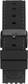 Guess Phoenix Analog Black Dial Black Silicone Strap Watch For Men- GW0499G7