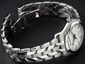 Burberry Heritage Check White Dial Silver Steel Strap Watch for Women - BU1853