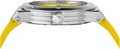 Salvatore Ferragamo F-80 Classic Yellow Dial Yellow Rubber Strap Watch for Men - SFHY01222