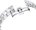 Swarovski Octea Lux Sport Chronograph Black Dial Silver Steel Strap Watch for Women - 5610520