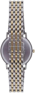 Emporio Armani Kappa Quartz Black Dial Two Tone Mesh Bracelet Watch For Men - AR11228