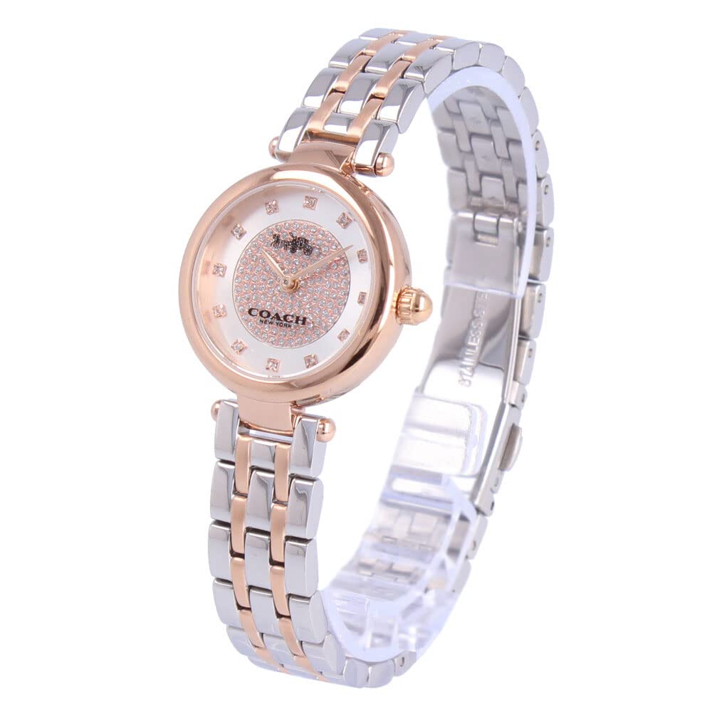 Coach Park Silver Dial Two Tone Steel Strap Watch for Women - 14503642