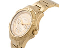 Guess Mini Phantom Diamonds Gold Dial Gold Steel Strap Watch for Women - W0235L5