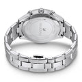 Swarovski Octea Lux Sport Chronograph Black Dial Silver Steel Strap Watch for Women - 5610520