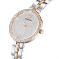 Swarovski Cosmopolitan Crystals Silver Dial Two Tone Steel Strap Watch for Women - 5644081