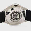 Philipp Plein High-Conic Automatic Silver Dial Black Silicone Strap Watch For Men- PWRAA0123