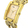 Guess Mod G Gold Dial Gold Steel Strap Watch for Women - GW0294L2