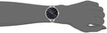 Calvin Klein Graphic Black Dial Silver Steel Strap Watch for Women - K7E23141