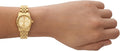 Michael Kors Lexington Analog Gold Dial Gold Steel Strap Watch for Women - MK4741