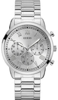 Guess Hendrix Silver Dial Silver Steel Strap Watch for Men - GW0066G1