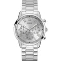 Guess Hendrix Silver Dial Silver Steel Strap Watch for Men - GW0066G1