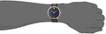 Movado Ultra Slim Blue Dial Brown Leather Strap Watch For Men - 0607088