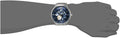 Emporio Armani Renato Automatic Blue Dial Grey Steel Strap Watch For Men - AR60056