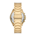 Michael Kors Whitney Chronograph Black Dial Gold Steel Strap Watch for Women - MK7224