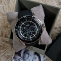 Guess Maverick Black Dial Rubber Strap Watch for Men - W0485G3