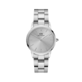 Daniel Wellington Iconic Link Unitone Silver Dial Silver Steel Strap Watch For Women - DW00100402
