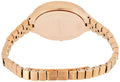 Calvin Klein Lively White Dial Rose Gold Steel Strap Watch for Women - K4U23626