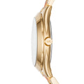 Michael Kors Mini Slim Runway Rose Gold Dial Two Tone Steel Strap Watch for Women - MK3650