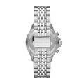 Michael Kors Bayville Chronograph Black Dial Silver Steel Strap Watch For Men - MK8749