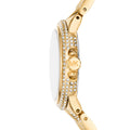 Michael Kors Camile Analog White Dial Gold Steel Strap Watch for Women - MK4801