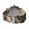 Burberry The City Smoked Brown Dial Brown Leather Strap Watch for Men - BU9361