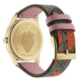 Gucci G Timeless Brown Dial Brown Leather Strap Watch For Women - YA1264133